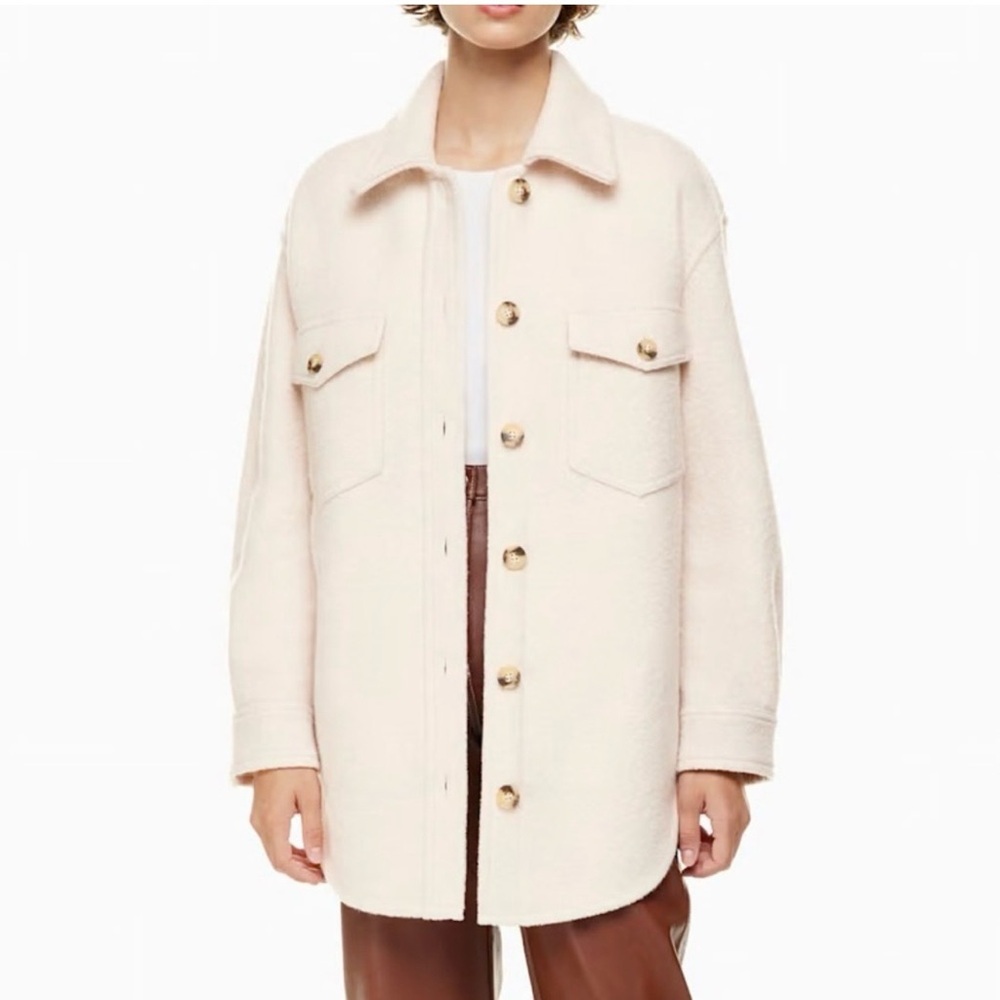 Wilfred Light Beige Utility Jacket/Shacket